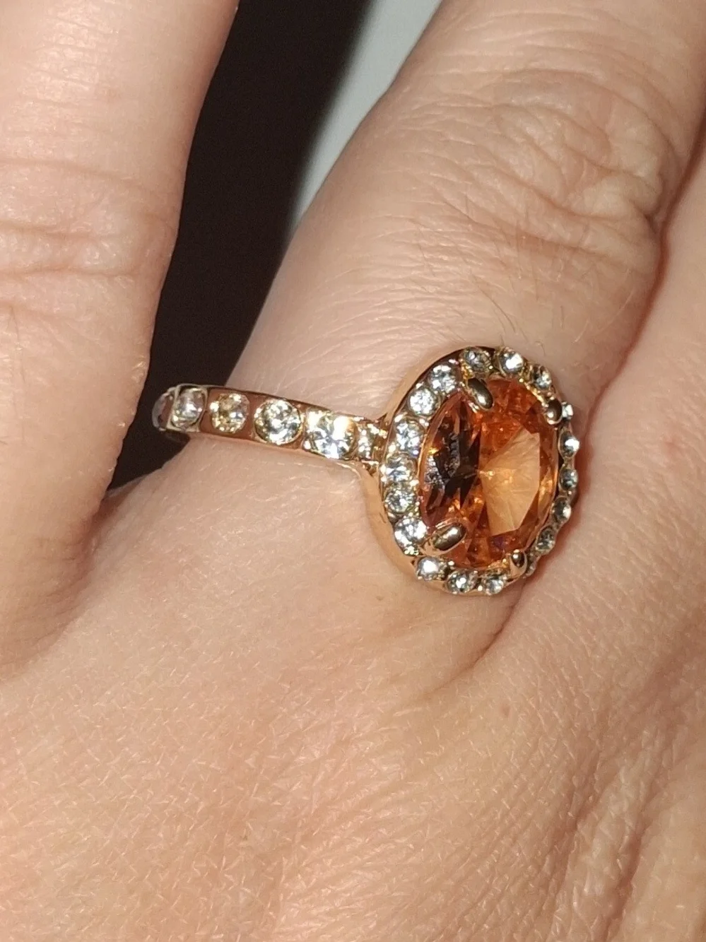 Yellow Gold Citrine Ring